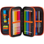 Penál plný "Triplo", auto, MITAMA 64862