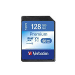Paměťová karta "Premium", SDXC, 128GB, CL10/U1, 45/10 MB/s, VERBATIM