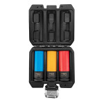 Nástrčné hlavice na pojistné matice kol, 12-350, sada 3 kusů (17mm, 19mm a 21mm), Neo Tools