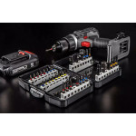 Sada bitů pro rázový utahovák, 56H560, 36 ks, Graphite