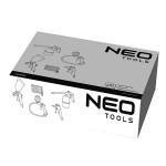 Sada pistolí 5 ks, 14-699, 216 ks, pistole na huštění pneumatik s manometrem, NEO TOOLS
