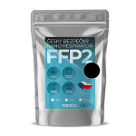 Nano respirátor, FFP2, černý, univerzální, 3ks, Nanolab, DOPRODEJ