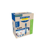 Popisovač na bílou tabuli "V-Board Master" + náplň, modrá, 2,3mm, kuželový hrot, PILOT, WBMA-L+WBS-L