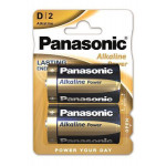 Baterie "Alkaline power", D 2 ks, PANASONIC