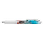 Gelové pero "EnerGel BLN75 Kiriko", modrá, 0,25 mm, tělo Kikutsunagi, PENTEL BLN75ED5-C
