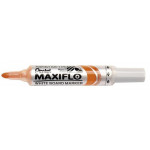 Popisovač na bílou tabuli "Maxiflo MWL5M", oranžová, 2,5 mm, kuželový hrot, PENTEL