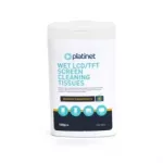 Platinet PFS5830 vlhčené čistící ubrousky na LCD 11x9,4 cm 100 ks