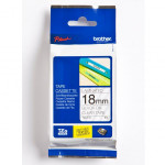 Brother originální páska do tiskárny štítků, Brother, TZE-141, černý tisk/průsvitný podklad, laminovaná, 8m, 18mm