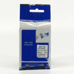 Master tape kompatibilní páska do tiskárny štítků, pro Brother, PT-S651, černý tisk/žlutý podklad, nelaminovaná, 8m, 24mm