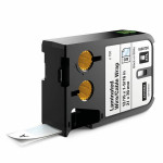 Dymo originální štítky, Dymo, 1868705, černý tisk/bílý podklad, 21mm x 39mm, 150ks, XTL laminované pro vodiče a kabely