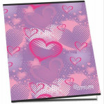 Sešit "Girls", čtverečkovaný, A4, 52 listů, PULSE