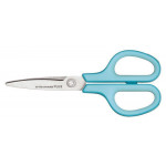 Nůžky "Fitcut Curve", světle modrá, univerzální, 17,5 cm, PLUS 35052