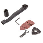 Víceúčelová bruska Graphite 59G023, elektrika (kabel), 230V, 250W, 21000osc./min, 2,8&deg;, 2 vyměnitelné hlavice, kartonové balení