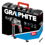 Vrtačka 58G726, elektrika (kabel), 230V, 650W, s příklepem, 3000ot./min, Graphite