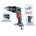 Šroubovák aku, bezkartáčový, 18V, nastavitelná hloubka šroubování, 4400ot./min, GRAPHITE