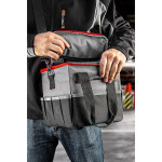 Brašna na nářadí z polyesteru, 58G015, 12l, voděodolné dno, Energy+, Graphite