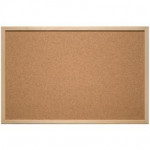 Eurosupplies korková tabule dřevěný rám 40x30 cm