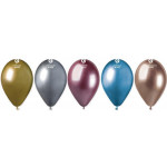 Balónek, elegantní stylové barvy, 26 cm, 10 ks/balení, 10200009-ELEGANS