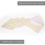 Obálky "White", bílá, C6, pogumovaný povrch, PUKKA PAD 9067-ENV