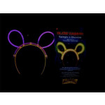 Čelenka, neonové barvy, svítící ve tmě, plast