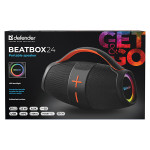 Defender reproduktor BEATBOX 24, 25W, černý, TWS, AUX/Bluetooth