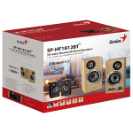 Genius reproduktory SP-HF1812BT, 2.0, 50W, světle hnědá