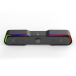 HP Soundbar DHE-6002, 2.0, 6W, černý, podsvícený