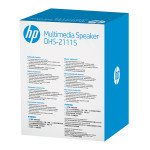 HP reproduktory DHS-2111S, 2.1, 11W, černé, regulace hlasitosti, plastové