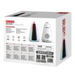 Marvo reproduktory MONKA ZILLA, 6W, bílé, RGB podsvícení