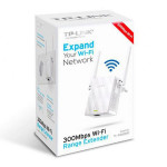 TP-LINK extender TL-WA855RE 2.4GHz, přístupový bod, 300Mbps, externí pevná anténa, 802.11n, ethernetový most, WPS