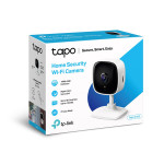 TP-link IP kamera Tapo C100, 1080p, Wifi 2.4 GHz, bílá, noční vidění, alarm , det. pohybu