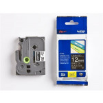 Páska, 12 mm x 8 m, BROTHER, černá-bílá