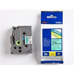 Páska, 24 mm x 8 m, BROTHER, zelená-černá