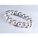 Náramek SWAROVSKI® Crystals, 3 kroužky s křišťály, 10 mm, ART CRYSTELA