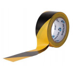 Bezpečnostní páska, žlutá-černá, 48 mm x 33 m, VICTORIA FACILITY