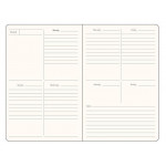 Diář "Genius", azurově modrá, nedatováno, A5, linkovaný, PU desky, SHKOLYARYK A5-7104