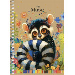 Spirálový sešit "Spring Hope", mix motivů, A6, čtverečkovaný, 80 listů, SHKOLYARYK A6-SC-080-6142K