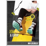 Spirálový sešit "Get a Trip", mix motivů, A4+, linkovaný, 80 listů, SHKOLYARYK A4-080-6520L