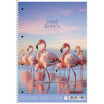 Spirálový sešit "Soul Stories", mix motivů, A4, čtverečkovaný, 80 listů, SHKOLYARYK A4-080-6711K