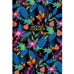 Zápisník "Secret Garden", mix motivů, A5, linkovaný, 80 listů, SHKOLYARYK A5-IC-080-7003L