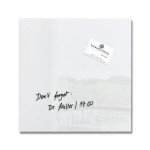 Magnetická skleněná tabule "Artverum®", bílá, 30 x 30 x 1,5 cm, SIGEL GL158