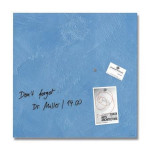 Magnetická skleněná tabule "Artverum®", modrá struktura, 48 x 48 x 1,5 cm, SIGEL GL294