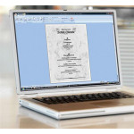 Papír s motivem, šedá, A4, 90g, SIGEL