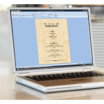 Papír s motivem, béžová, A4, 90g, SIGEL