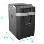 HP automatický skartovací stroj ProShredder 200CC křížovým řezem