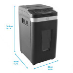 HP automatický skartovací stroj ProShredder Auto 400CC křížovým řezem