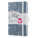 Diář "Jolie", Cosmic Fantasy Blue, A6, týdenní, 2026, tvrdé desky, SIGEL J6348