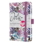 Diář "Jolie", Violet Jungle Fever, A6, týdenní, 2026, tvrdé desky, SIGEL J6354
