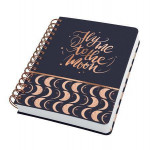 Spirálový sešit "Jolie", Moonlight Melody, A5, tečkovaný, 120 listů, tvrdé desky, SIGEL JN625