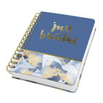 Spirálový sešit "Jolie", Ginko Harmony, 168 x 215 mm, tečkovaný, 120 listů, tvrdé desky, SIGEL JN627